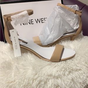 Nine West, size 9W. These are pump, kitten heels.